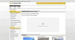 Desktop Screenshot of intercontainer.ro