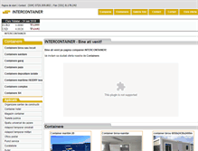 Tablet Screenshot of intercontainer.ro